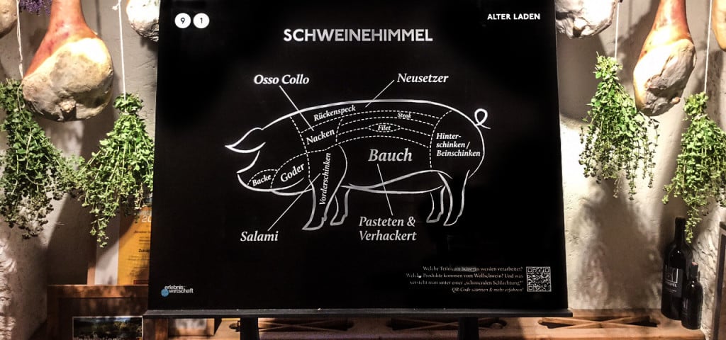 Produkte vom Wollschwein sind eine seltene Delikatesse von besonderer Qualität.