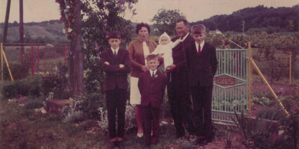 Historisches Familienbild Familie Krispel.
