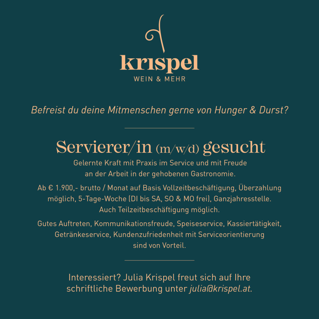Personalsuche Servierer_in