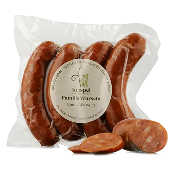 Bonita Wurscht - WS-Bratwurst scharf Stück